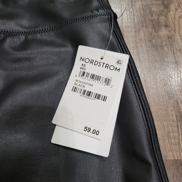 Nordstrom Faux Leather Leggings - Picture 4 of 6